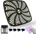 8QT Square Air Fryer Grill Pan for Gourmia GAF856 Air Fryers, Upgraded Nonstick Air Fryer Grill Plate Insert Rack Crisper Tray Plate Grate Grid Shelf for Gourmia 8QT Air Fryers, Dishwasher Safe
