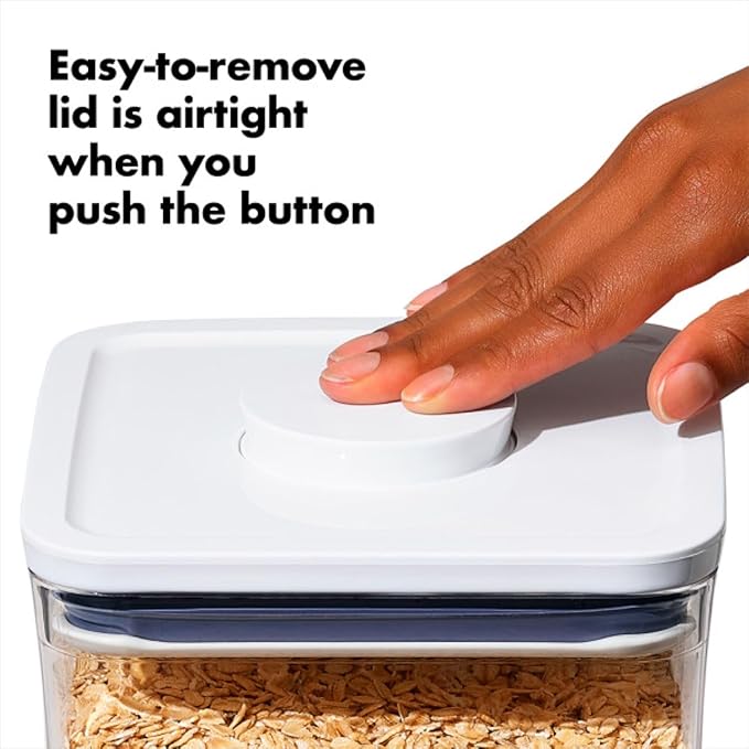 OXO Good Grips POP Container - 4.4 Qt/4.2 L, Airtight Food Storage Containers (Pack of 4)