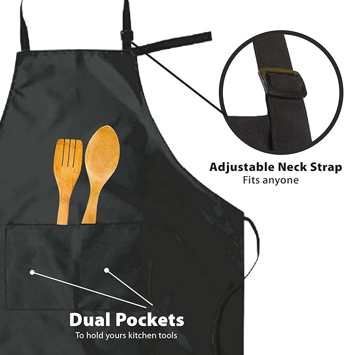 Personalized Matching Aprons for Toddler and Adults, BBQ Aprons for Dad, Grandpa, Husband, Son, Daughter, Prince of the BBQ, King of the BBQ, Father and Son Gifts for Christmas, Princess Grill