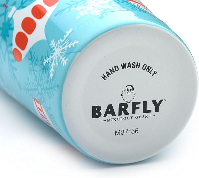 Barfly Holiday Ornaments Cocktail Shaker Tin Set