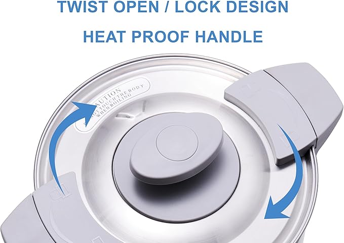 SYBO Commercial Grade Stainless Steel Percolate Coffee Maker Hot Water Urn for Catering, 50-Cup 8 L, Grey