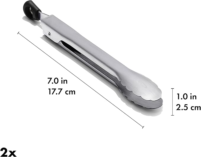 OXO Good Grips Stainless Steel Mini Tongs - 2 Pack