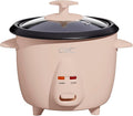 COOK WITH COLOR 6 Cup Rice Cooker 300W - Effortless Cooking and Perfectly, Cooks 3 Cups of Raw Rice for 6 Cups of Cooked Rice, Blush