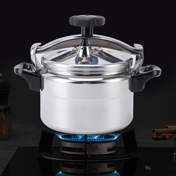 Pressure Cooker,Universal Compound Bottom Pressure Cooker Induction,Aluminium Pressure Canner for Gas Cooktops Flat Top Cooktops Induction Cooktops (4L)