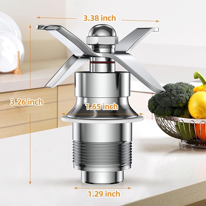 502977, 18396, 018396, 501920, 502493, 500962, Compatible with Getfarway Blade Cutting Assembly Blender Part 502977 Compatible with Waring CB6, CB10, CB15 Gallon Blenders, Replace