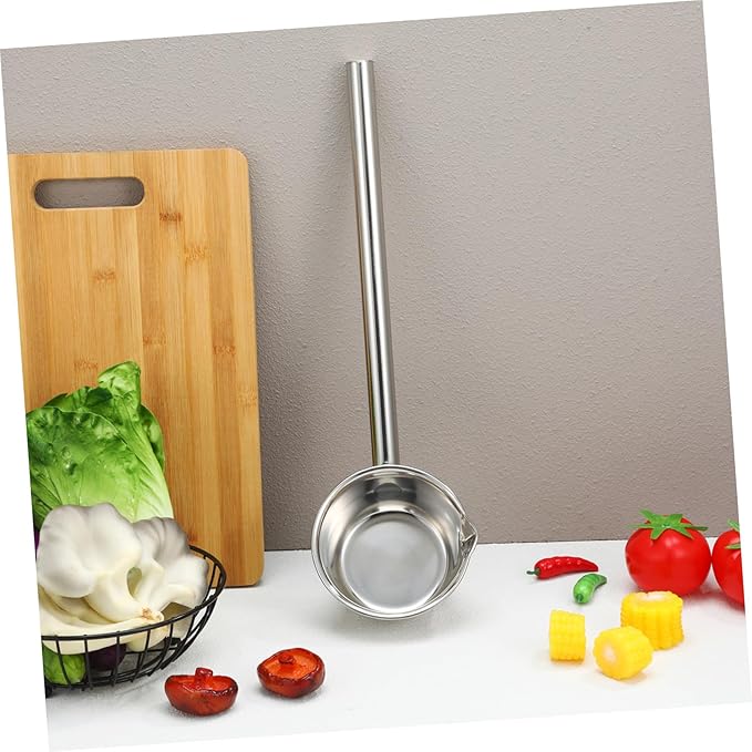 Stainless Steel Extended Handle Water Ladle Long Handled Ladle for Kitchen