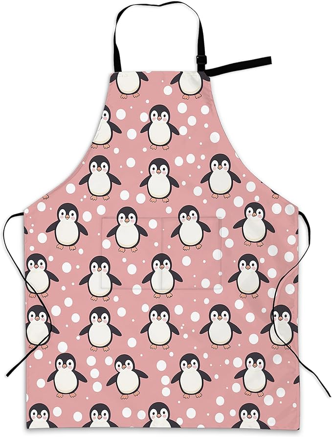 Adjustable Kitchen Apron with Pockets for Women and Men,Soft Chef Apron for Cooking, BBQ, and Grill