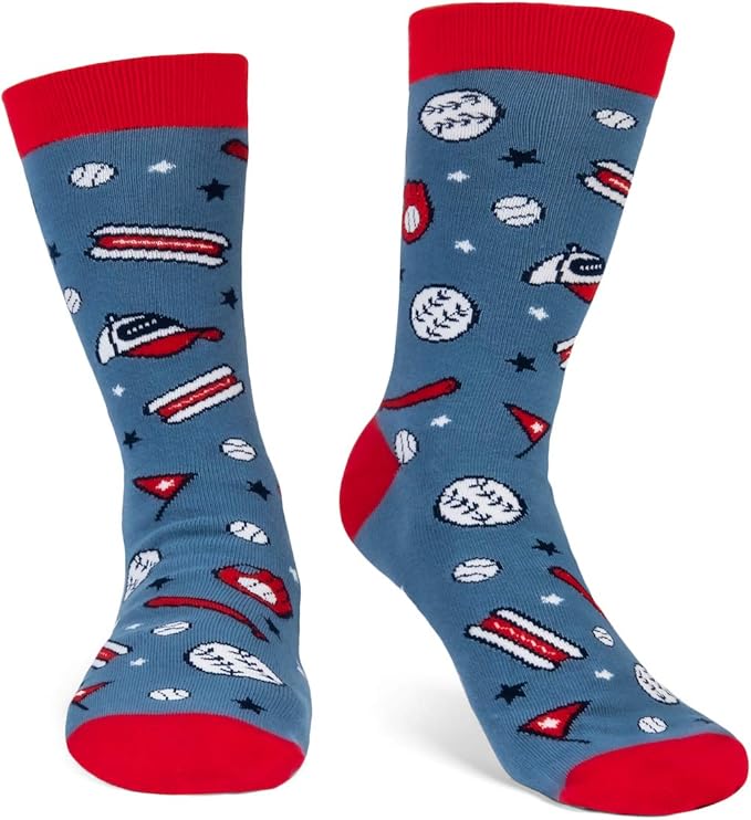 Lavley Funny Socks for Sports Fans and Players - Cool Novelty Gifts for Men, Women, & Teens