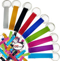 Slavna 100 Bottle Opener Keychain Bulk for Men Women Multicolor Aluminum Key Chain Beer Can Bottle Opener for Party Favor Wedding Favor Bartender Groomsmen Fathers Day