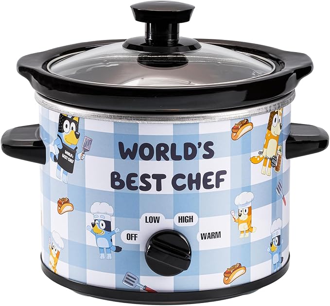 Uncanny Brands Bluey 2qt Slow Cooker - Small Kitchen Appliance