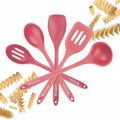 Starpack 'Stir & Serve' Silicone Cooking Utensils Set (5 Pcs) - 10.5" - Kitchen Utensil Set Heat Resistant to 600°F - Kitchen Utensils for Nonstick Cookware - Silicone Utensil Set for Mixing & Cooking