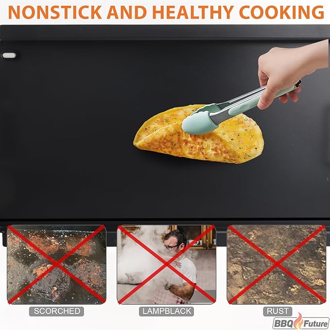 Full Size Griddle Insert with Spatula Set for Charbroil TRU Infrared 4 Burner 463242715 463255020 463242716 463257520 463276016 466242715, Flat Top for Charbroil Grill Replacement Parts G533-0009-W1
