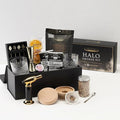 Hawthorne Old Fashioned Cocktail Gift Set | Premium Mixology Kit with Truman Glasses, Gold Jigger, Gourmet Mixers & Garnishes | Perfect Whiskey Gift for Men, & Cocktail Lovers