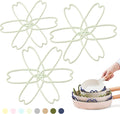 iPROTECT - Stack Expert | Multi-Purpose BPA-Free Silicone Pans & Pots Protector.Set of 3. Trivets for All Cookware Sizes, Protects Coating & Scratches, Dishwasher Safe (Pistachio Green, S&L)