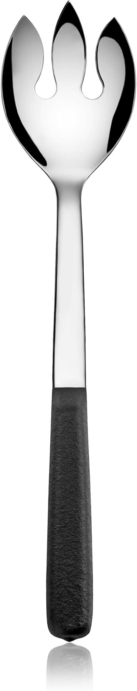 New Star Foodservice Hollow Handle Notched Serving Spoon (Silver, Cool Touch Serving Spoon)