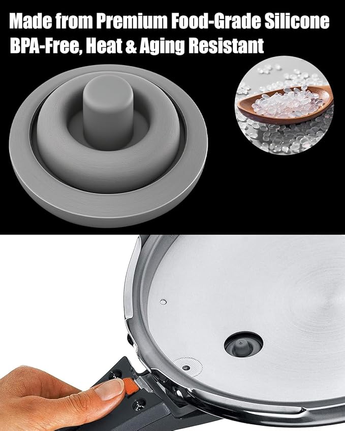 W6093109502 Cooking Indicator Seal, Replacement Pressure Indicator Pin Gasket Compatible with WMF Perfect & Perfect Plus Pressure Cookers, Leak-Proof Replacement Gasket Seal