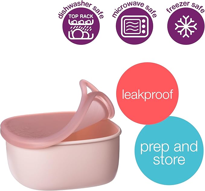 b.box Lunch Tub, Storage for Bento Box & Lunch Box, Ideal for Separating & Containing Foods, Dishwasher, Microwave and Freezer safe - Prepare and Store In Advance (Berry)