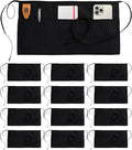 Utopia Wear 12 Pack Server Apron with 3 Pockets, Waist Apron for Waiter Waitress, 12 Inches