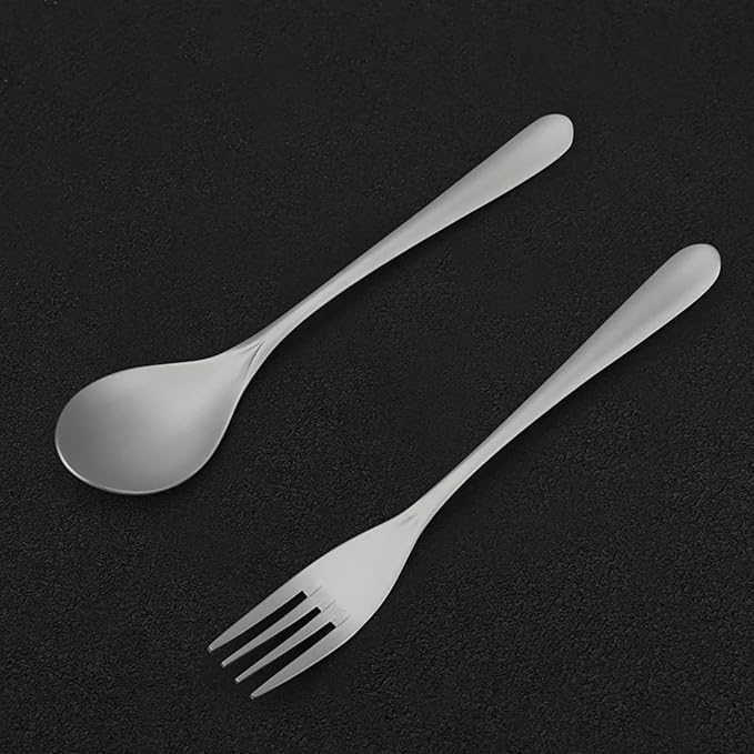 Long Handle Coffee Spoon, 7.5 In Pure Titanium Stirring Spoon for Espresso, Tea, Soup, Dessert, Bar, Kitchen, Gifts, Lightweight & Durable Utensil with Wide Scoop Head