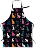 Cooking Apron for Women and Men,Adjustable Chef Bib Apron with 2 Pockets, Water and Oil Resistant for Kitchen Use