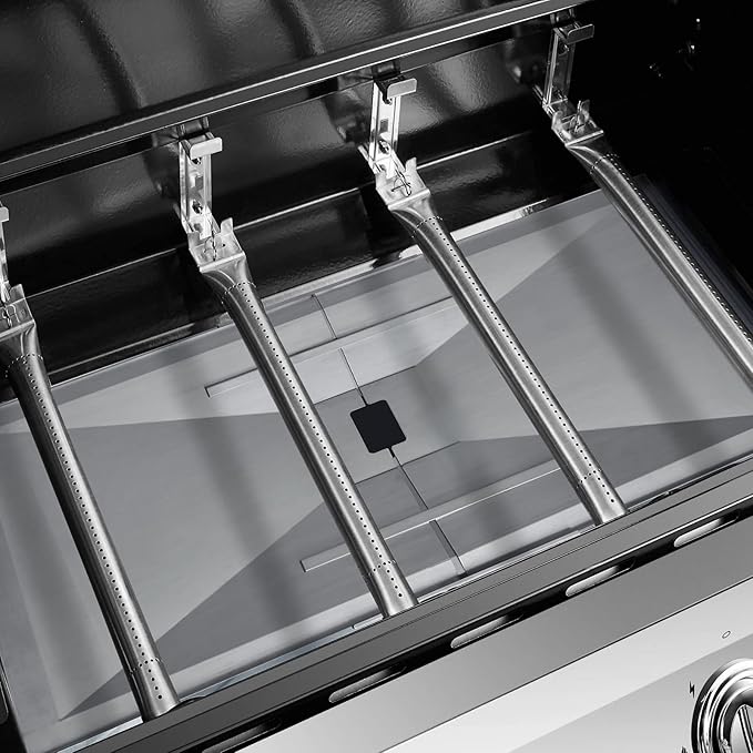 GHP 104-04013 DGB390SNP-D DGB390SNP Drip Pan Grill Replacement Parts for Dyna Glo Grease Tray DGB365GNP M365GMDG14 Landmann 42170 42172-D COSTCO 966686 Adjustable Drip Tray With Catch Pan Assembly