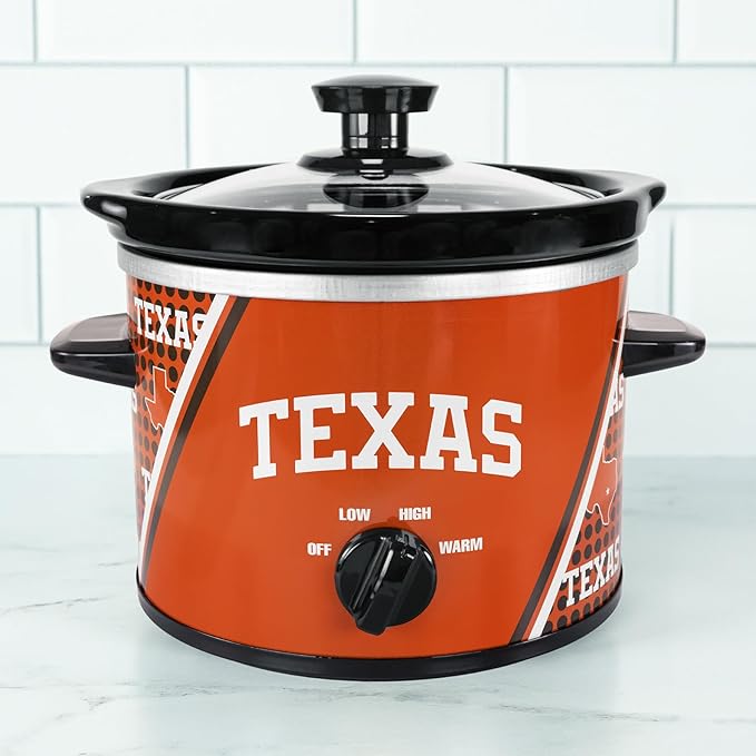 Uncanny Brands Texas Longhorns 2qt Slow Cooker - Small Kitchen Appliance