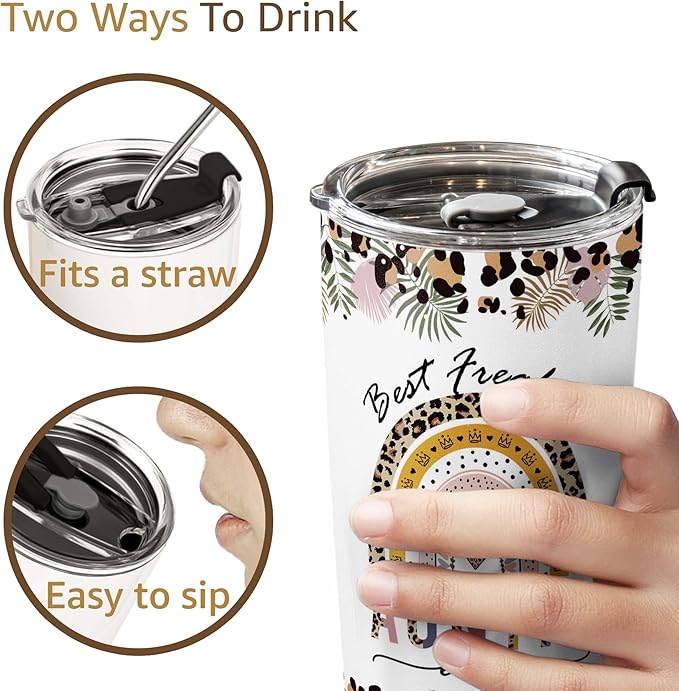 Macorner Aunt Gifts Tumbler - Stainless Steel 20oz - Best Auntie Ever Gift - Birthday & Christmas Idea for Aunt from Niece or Nephew