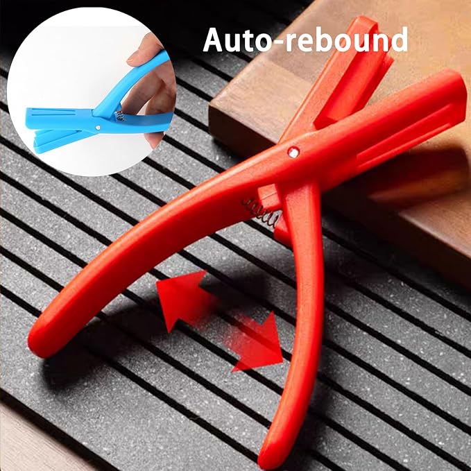 Crawfish Peeler Tool, Crayfish and Shrimp Shelling Device, Convenient and Smart Crayfish Sheller for Families and Restaurants (Red, 3 Pcs)