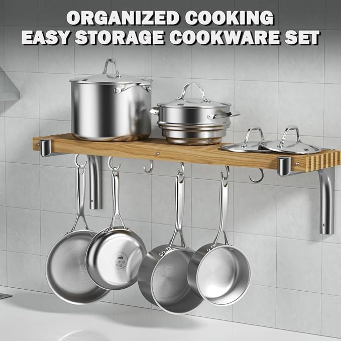 Cooks Standard Multi-Ply Clad Saucepan, 1.5 Quarts, Silver