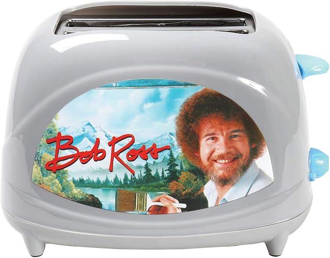 Uncanny Brands Bob Ross Toaster - Toasts Bob's Iconic Face onto Your Toast