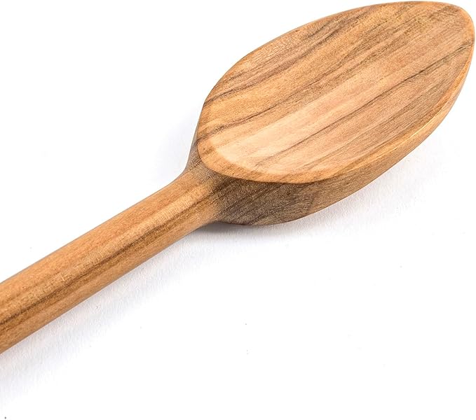 Berard 22574 French Olive-Wood Handcrafted Cook's Spoon, 12 Inch,Brown