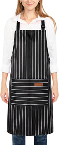 Personalized Aprons Custom Women Men Apron with Pockets Chef for Baking Bbq Grill Embroidered with Name Text