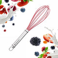 Starpack 'Whip it Good' Silicone Whisk for Nonstick Cookware - Non Scratch, 9.8" Whisk Heat Resistant 600°F - Kitchen Whisks for Cooking, Baking & Stirring - Silicone Coated Durable Rubber Egg Whisks