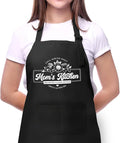Custom Apron for Mom, Mother's Day Gift for Mom, Grandma, Personalized Kitchen Gifts for Mom, Mother, Women, Wife, Adjustable Kitchen Cooking Apron for Women - Cute Aprons with Funny Design
