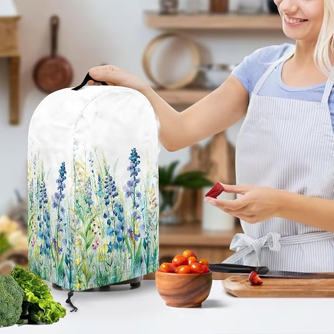 Blender Cover Dust Cover Lavender Sage Appliance Dust Cover for Small Food Processor Coffee Maker Juice Maker