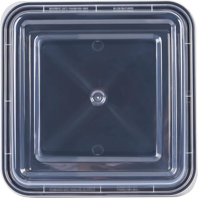 Restaurantware Take Out Containers 100 Pack of 32 oz with Clear Lids Microwave-Safe Disposable Plastic Food Storage Containers Stackable Greaseproof Black Meal Prep Square Single Compartment