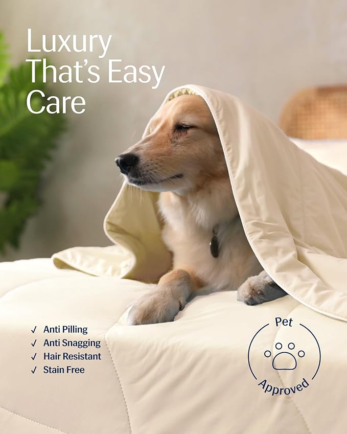 REST® Evercool® Cooling Comforter, Twin/Twin XL, Blanket for Hot Sleepers, All Season Bedding to Keep Cool for Night Sweats, Breathable Lightweight Blanket, 68"x90" Inches, Snow Ivory