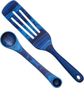 Totally Bamboo Baltique Malta Collection 2 Piece Cooking Utensil Set, Spurtle & Measuring Spoon