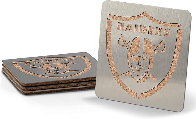 YouTheFan NFL Las Vegas Raiders Boasters, Stainless Steel