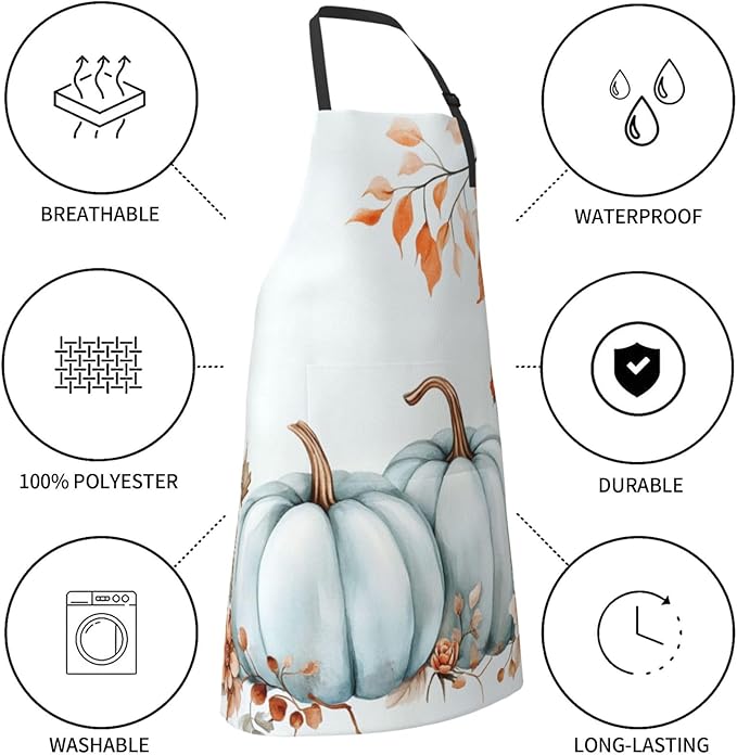 DADABULIU Apron Cooking With Pockets Adjustable Bib For Men Women Waterproof Chef Home Grilling BBQ Drawing
