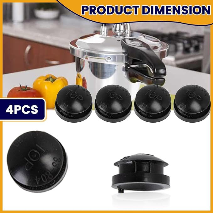 4-PACK 09915 Pressure Cooker Overpressure Plug, fits for Presto,Pressure Cooker accessories