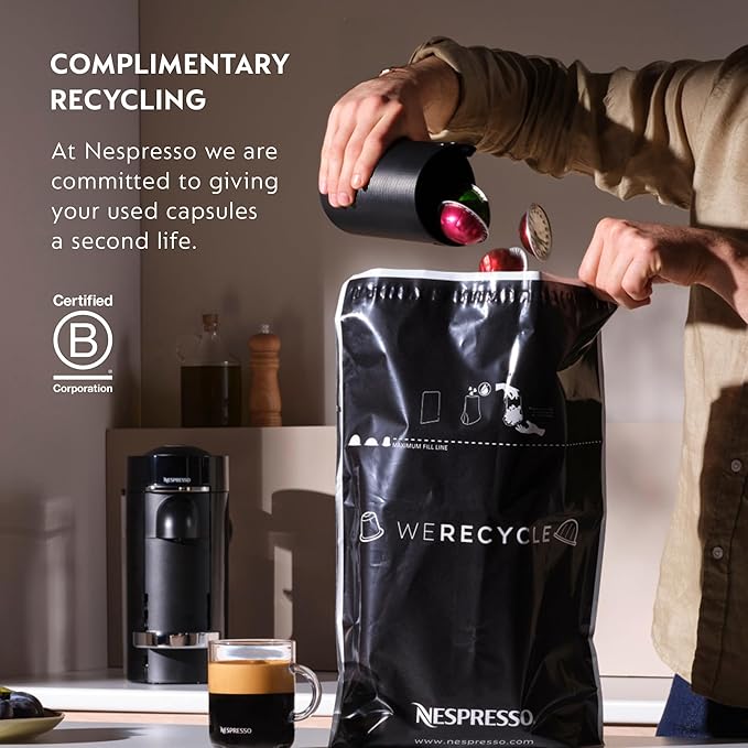Nespresso Vertuo Pop+ Coffee and Espresso Maker by De'Longhi, Samra Origins by The Weeknd Vertuo Buna Yellow