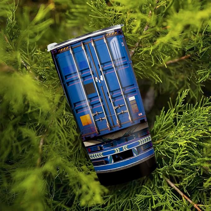 winorax Truck Driver Gifts Trucker Tumbler Stainless Steel Tumblers Coffee Travel Mug 20oz Birthday Christmas Fathers Day Trucks Gifts For Truckers Dad Husband Men Drivers