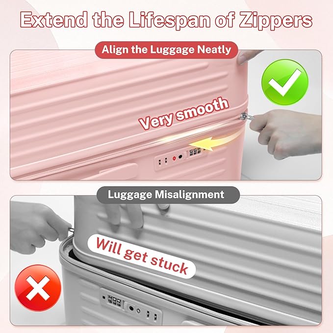 Krute Carry on Luggage 20 inch Suitcases with Spinner Wheels PC+ABS Airline Approved Hard Side Luggages with TSA Lock