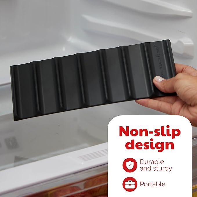 Cooks Innovations Drink Organizer for Fridge, Soda Can Refrigerator Organizers and Storage, Beer-Wine-Water Bottle Holder, Fridge Monkey - Durable Non-Slip&Roll