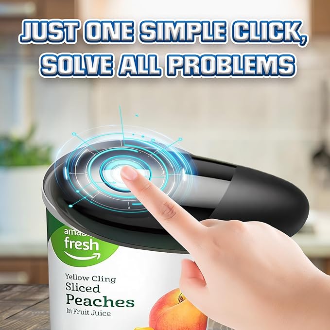 Hand Held Battery Operated Can Opener, Electric Can Openers for Kitchen Food-Safe with Smooth Edge, Kitchen Gadgets Automatic Can Opener