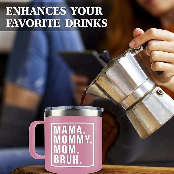 Gifts for Mom from Daughter, Son - Christmas Gifts for Mom, Wife, Women - Moms Birthday Gift Ideas, Cool Birthday gifts for Moms, Mothers - Best mom Mug, Mama Mommy moms Coffee Mug 14Oz