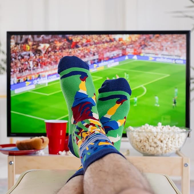Lavley Funny Socks for Sports Fans and Players - Cool Novelty Gifts for Men, Women, & Teens