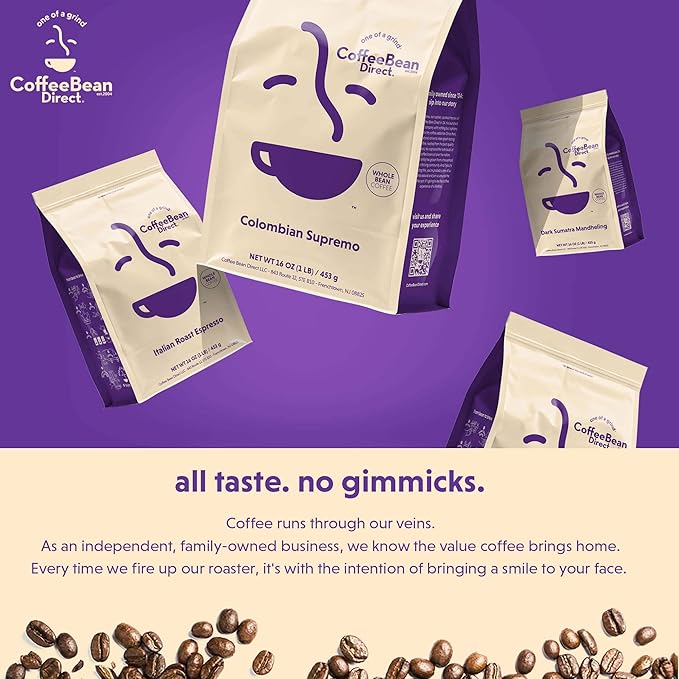 Coffee Bean Direct Decaf Penny Pincher's® Dark Roast Blend, Whole Bean Coffee, Dark Roast, 5 Pound Bag (Pack of 1)
