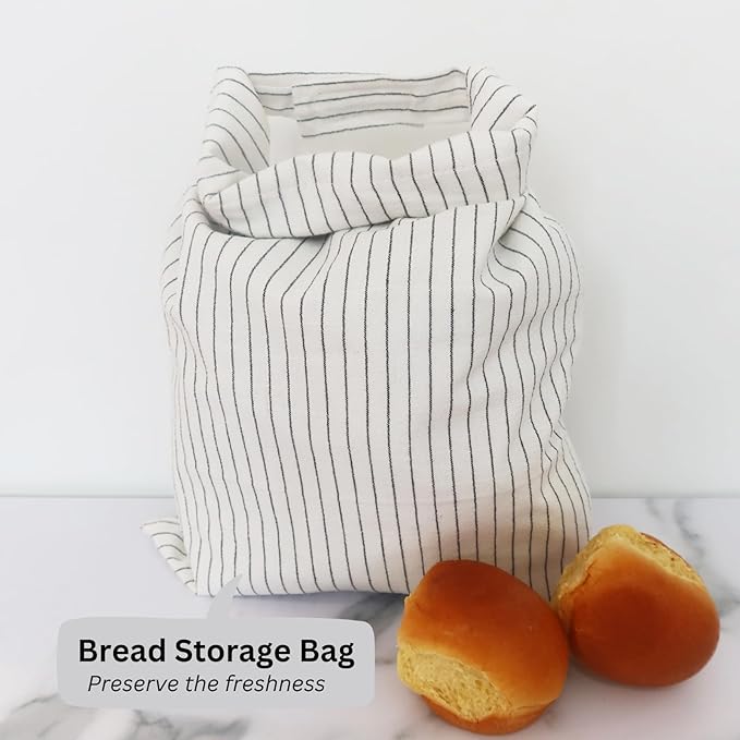 Reusable Bread Bags with Bowl and Jar Cover for Sourdough Bread Proofing Storage